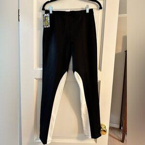 Robert kitchen contrast leg pant NWT